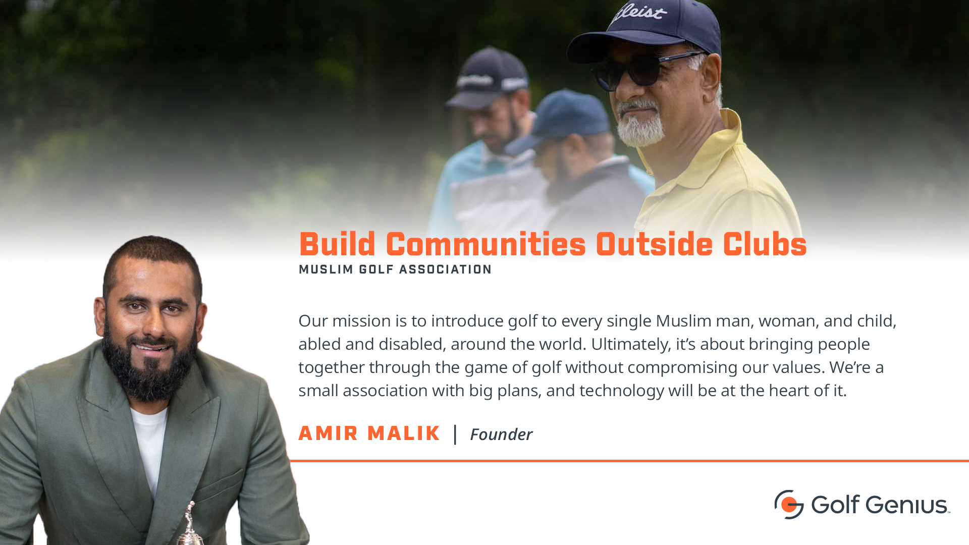 Muslim Golf Association Founder, Amir Malik